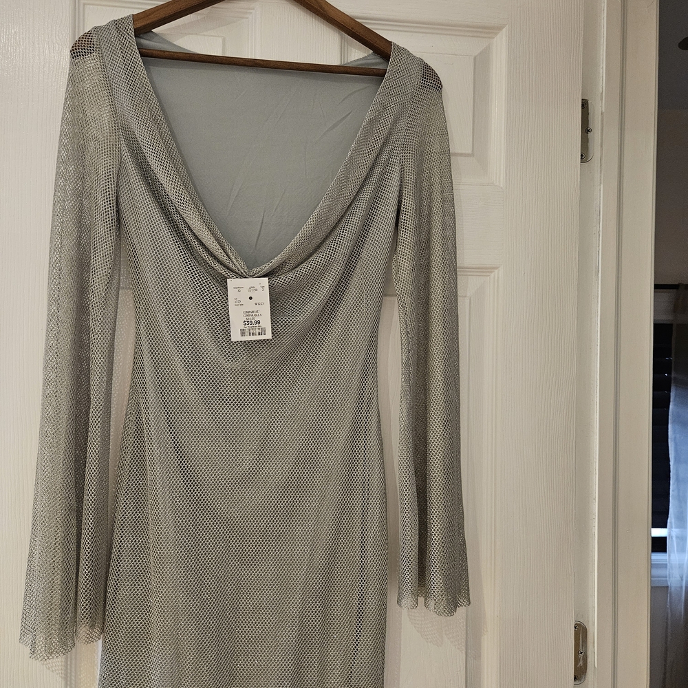 Elegant Silver Dress